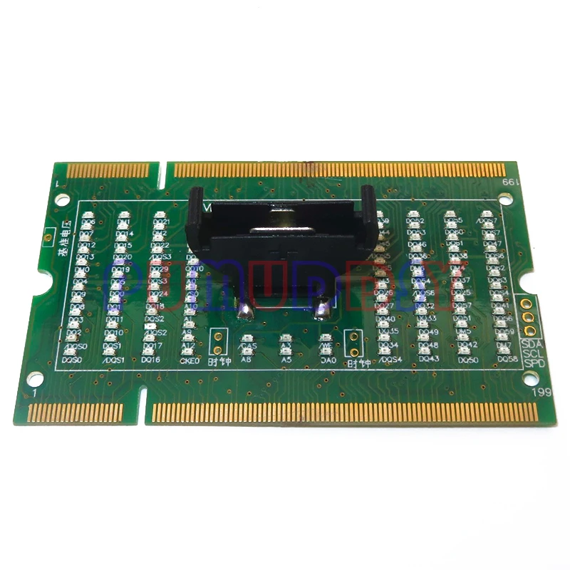 Laptop Motherboard Memory Slot DDR2 / DDR3 /DDR4 Diagnostic Analyzer Test Card SDRAM SO-DIMM Pin Out Notebook LED Tester Card B