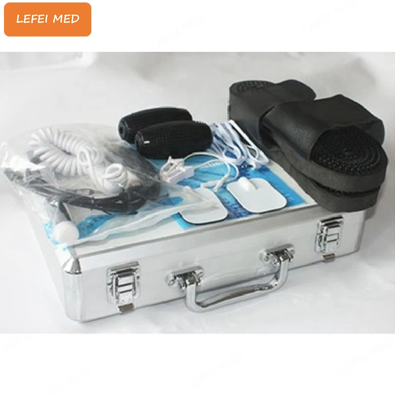 

Working with 2 Slippers body composition analyzer Bio system resonance magnetic analyzer