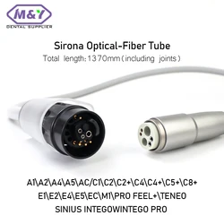 High quality 6holes Fiber Optic Tube Dental Handpiece Tube For Sirona Intego.C8+ For Dental Chair Unit Parts