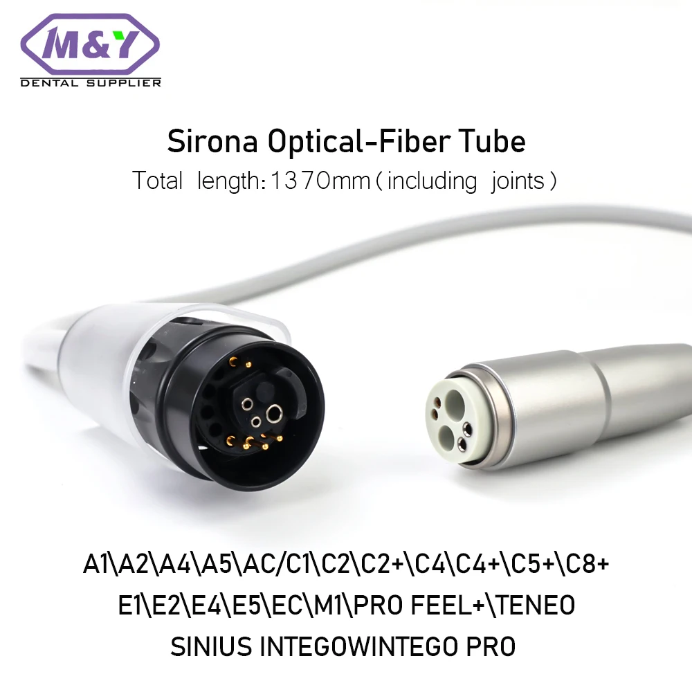High Quality 6holes Fiber Optic Tube Dental Handpiece Tube For Sirona Intego.C8+ For Dental Chair Unit Parts