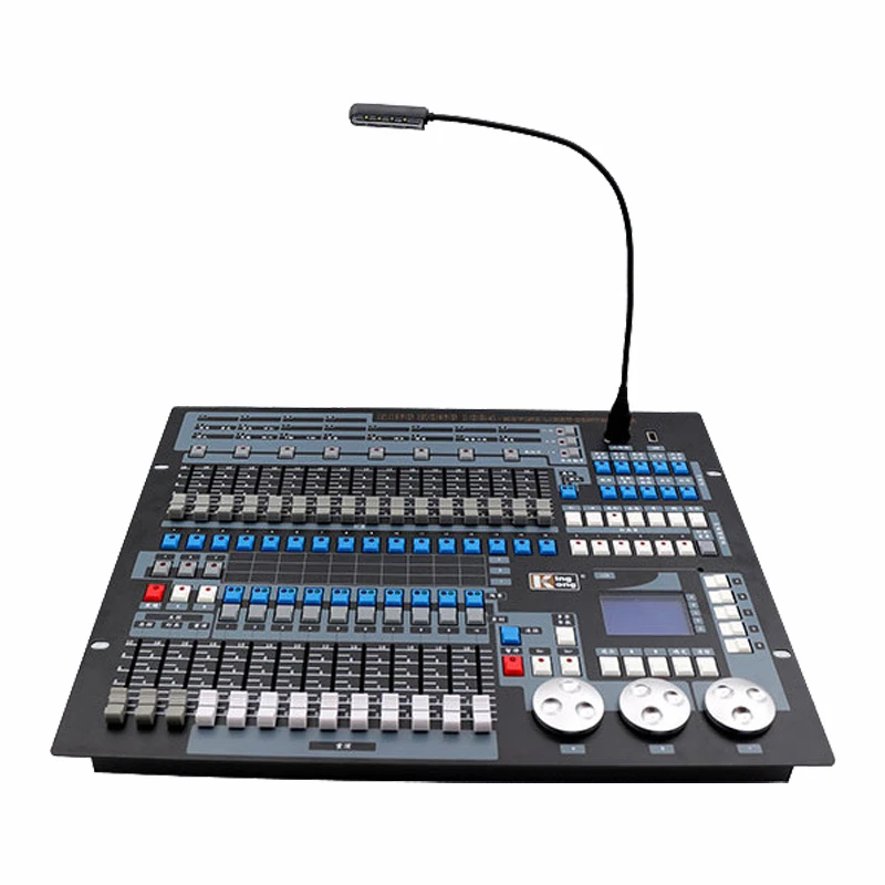 1024 DMX-Konsole mit Flightcase, DJ-Controller, geeignet für bewegliche Scheinwerfer, Strahllichter, Par-Lichter, Bühnenbeleuchtungsausrüstung – Detail 2
