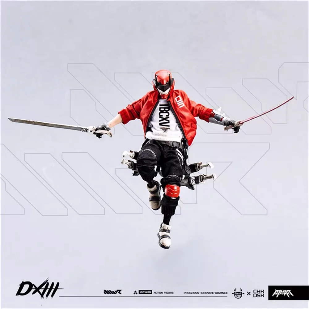 1/12 DEVIL TOYS CARBINE Ghost Red Version Mecha Moveable Action Figure No Moter Full Set Action Figure About 6