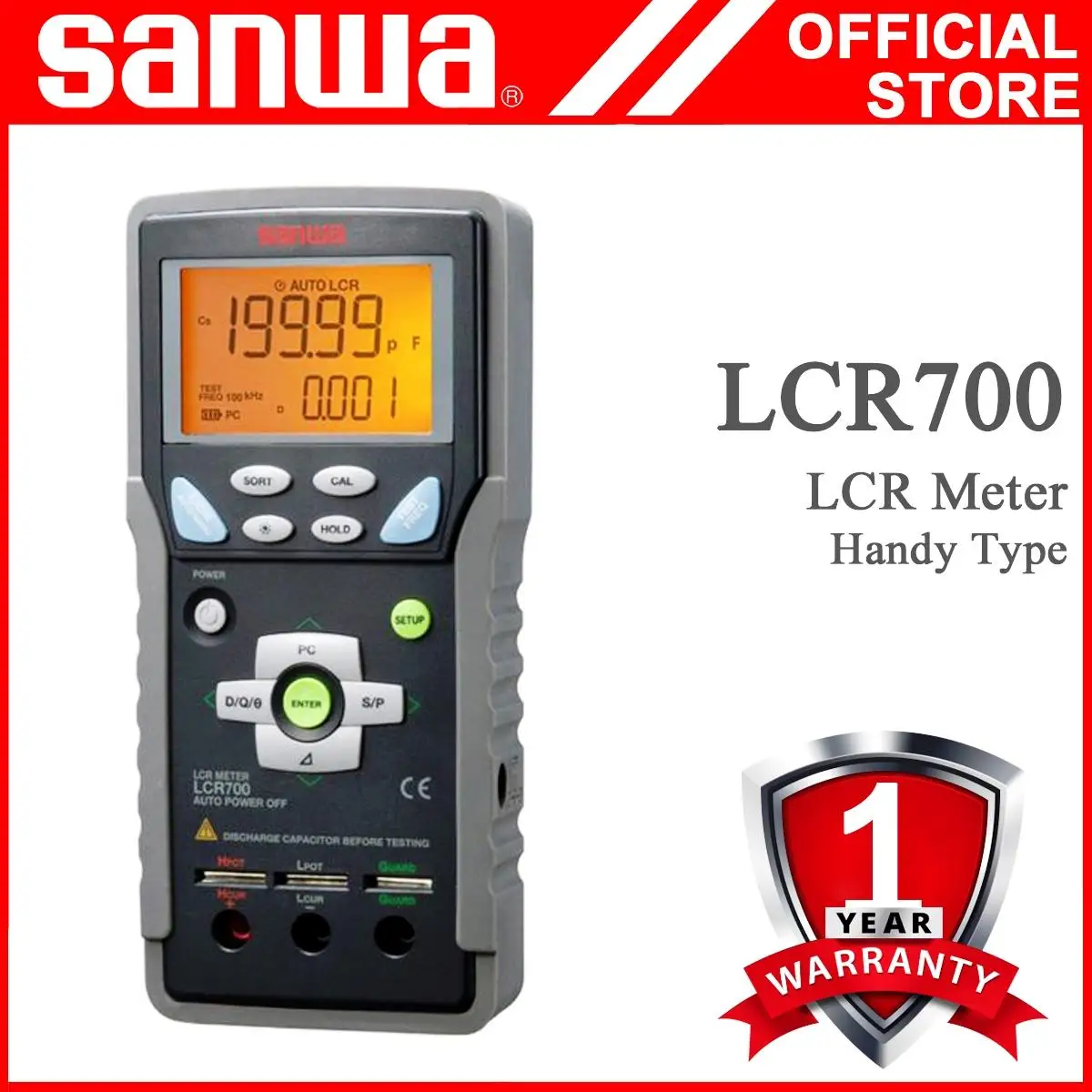 

Цифровой Измеритель LCR Sanwa LCR700