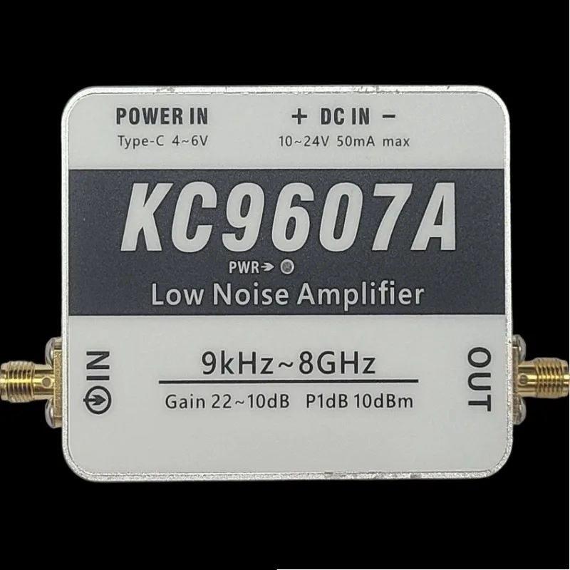 1k-8GHz Ultra Wideband Low Noise Amplifier Module 20dB Near Field Probe Front KC9607A Antenna LNA