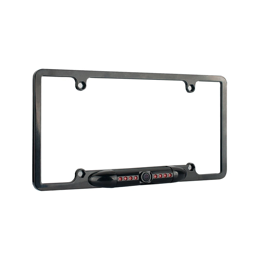 الأمريكية الرؤية الخلفية سيارة داشكام إطار لوحة الرخصة CCD الأشعة تحت الحمراء للرؤية الليلية كاميرا UA SZXH-MSCPKSXT-CPKR80 #3