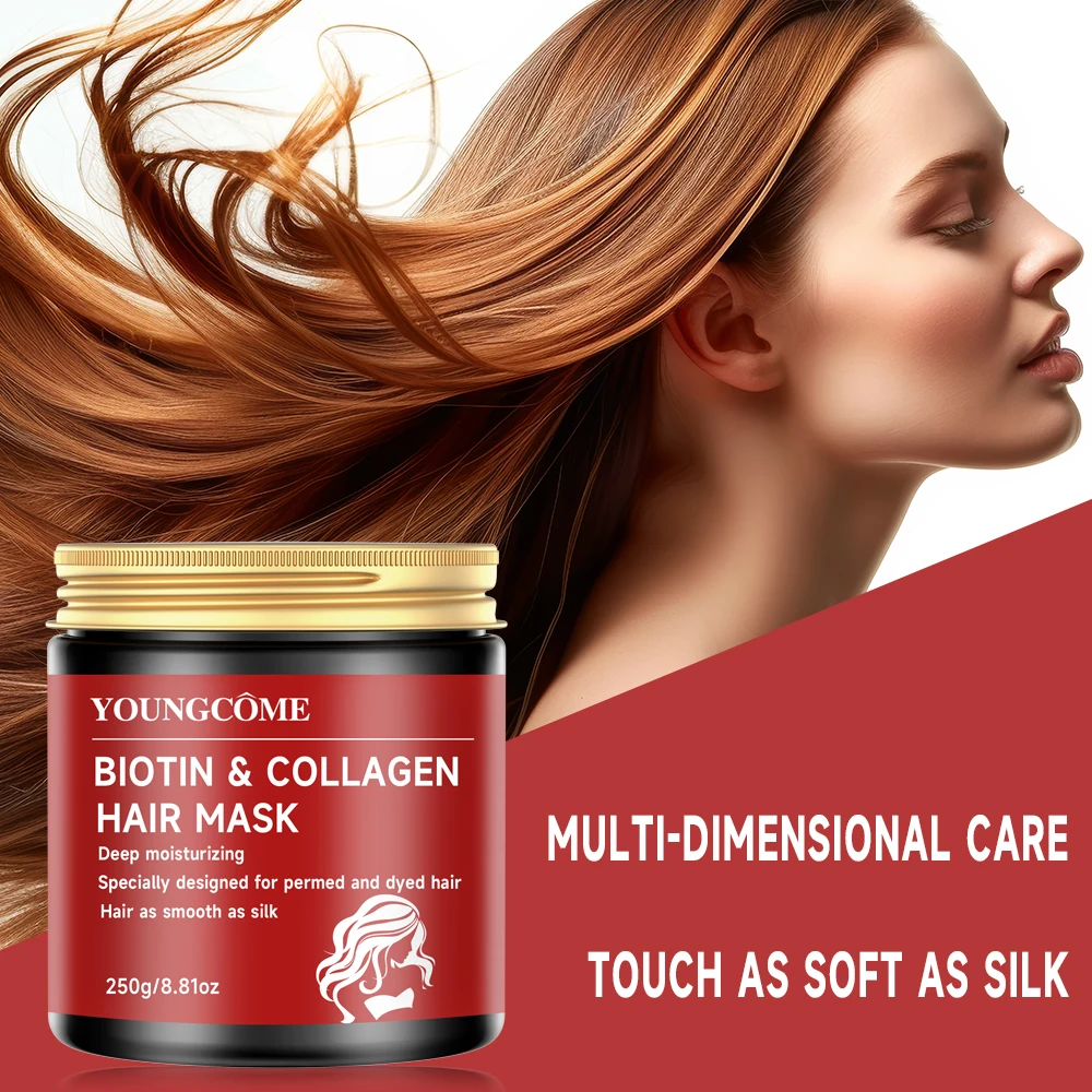 

Hair Repairs Hair Mask Biotin Collagen Keratin Treatment Hairs Conditioner Hair Essential Oil Nourishing for Dry Damaged 2025NEW