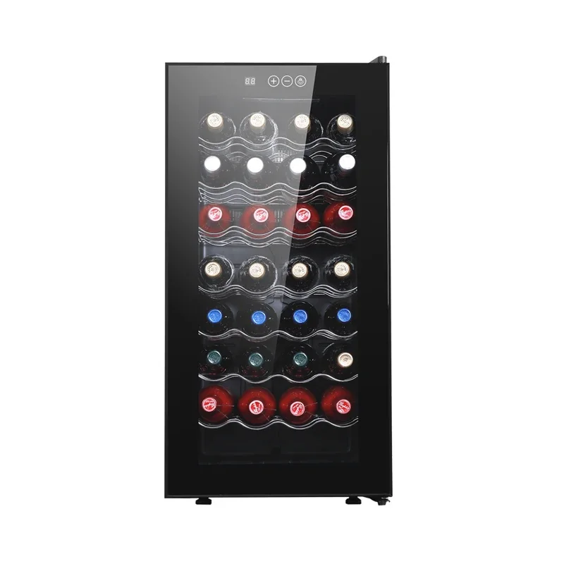 Refroidisseur de vin sur pied, 78L, 32 HI, armoire de réfrigérateur