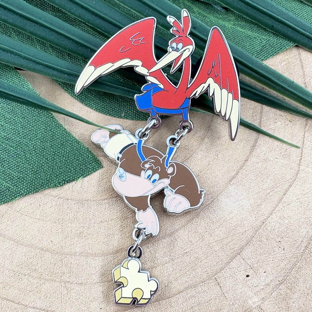 Retro-Spiel Banjoo und Kazoie Emaille-Pin 3-Schicht-Hängebrosche aus Metall Abzeichen Geschenk für Fans für Rucksäcke Kleidung Accessoires Sammlerstück – Detail 3