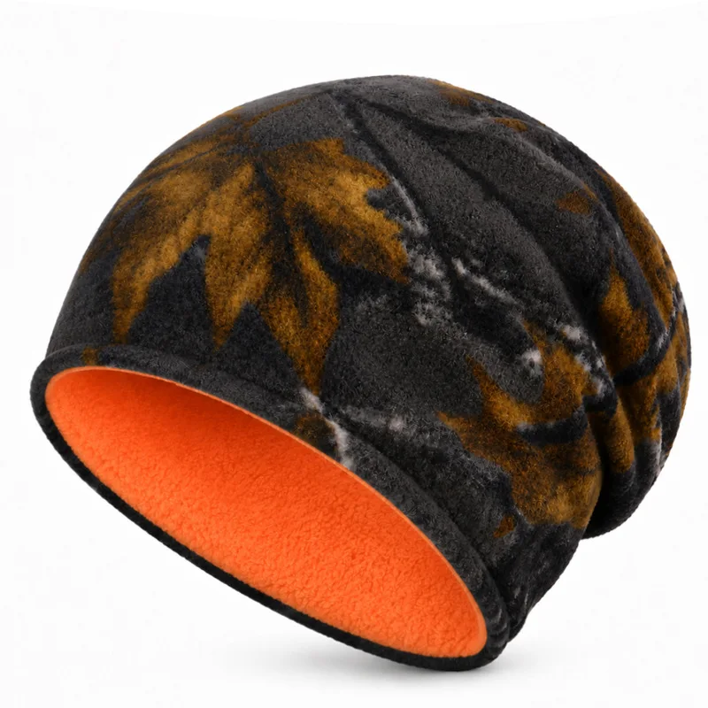 Autumn Winter Warm Cycling Cap Fleece Ear Cap Outdoor Skiing Running Bicycle Hat Men Women Windproof Thermal Soft Cozy Winter