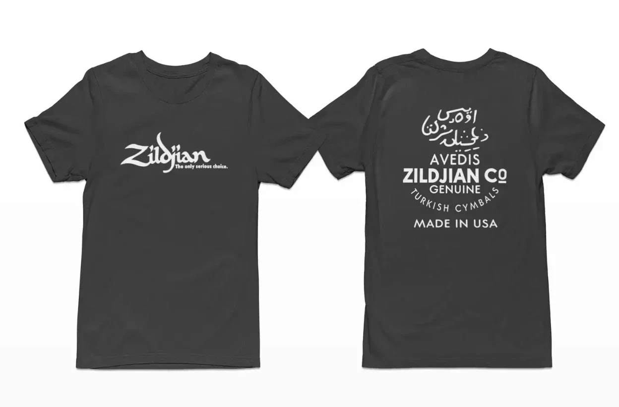 Zildjian Turkish Graphic Classic T-shirt size S-5XL Men's T-Shirt Black Casual Crew Neck Cotton Tee