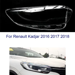 For Renault Kadjar 2016 2017 2018 2019 Headlight Cover Lens Shell Lampcover Lampshade Headlamp housing