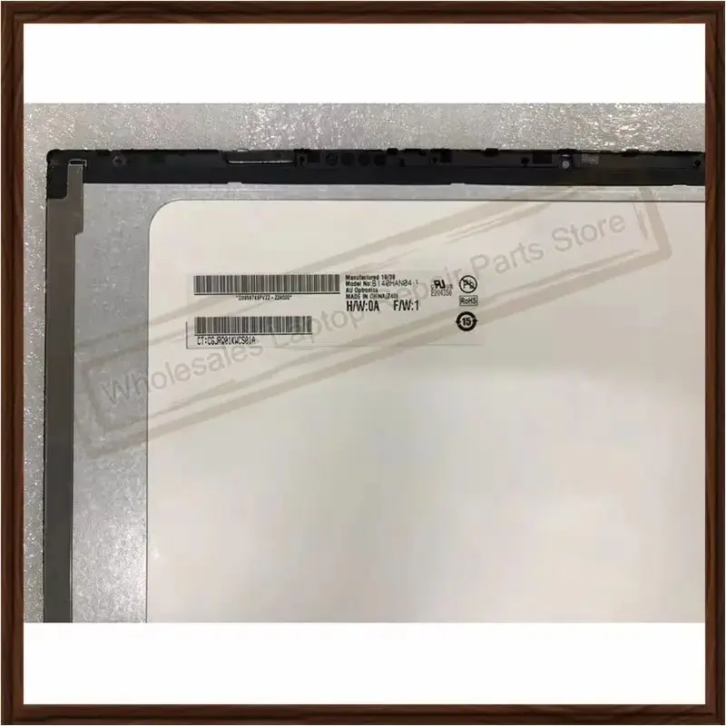 مجموعة شاشة LCD تعمل باللمس مقاس 14 بوصة لسلسلة HP Pavilion X360 14-dw 14m-dw FHD 1920x1080 محول رقمي لشاشات الكريستال السائل مع لوحة الإطار