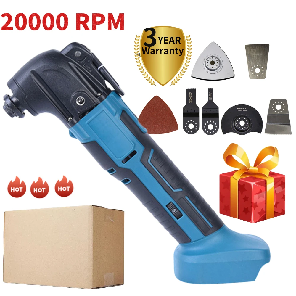 

Cordless Oscillating Multi function tool Electric Saw Trimmer Trimming Shovel Cutting Machine woodworking tool for Makita 18V
