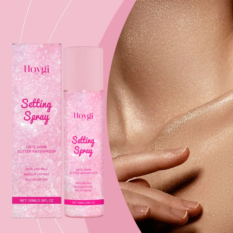 

Shimmer Setting Spray - Help Prolong Makeup, Anti - Transfer, Natural Matte, Refreshing, Moisturize, Oil - control, 100ml