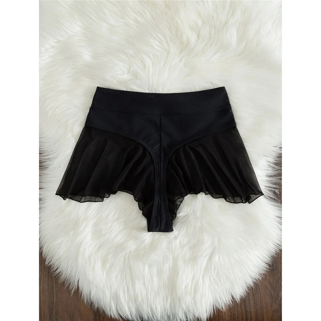 Neue sexy, gerüschte Mini-Micro-String-Bikinihose, Badehose für Damen, Bademode, brasilianische Tanga-Höschen, Unterwäsche V4267 – Detail 15