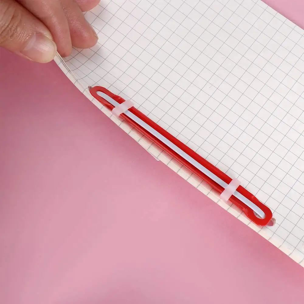 Álbum desmontable duradero para escuela, bricolaje, álbum de recortes, Clips de encuadernación estacionarios, tira de sujetadores de papel, carpeta de archivos, carpeta de papel