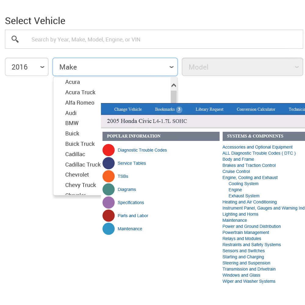 Alldata Car Repair Software Auto-data All Data Account  Automatic Update No Need To Install 2025 Version