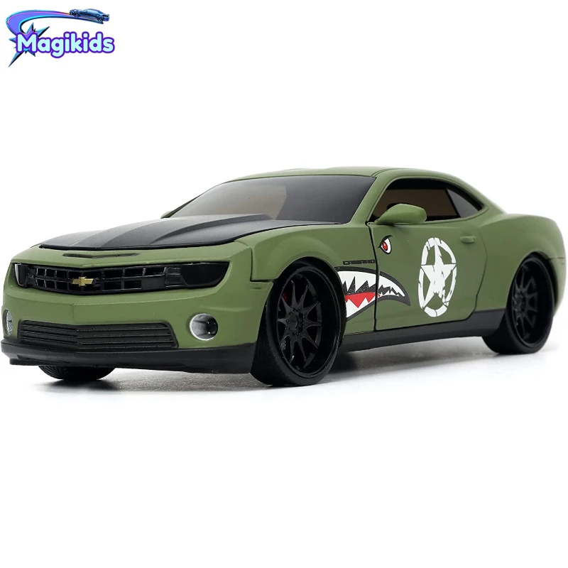 

Jada 1:24 2010 Chevrolet Camaro American muscle car Simulation Diecast Metal Alloy Model Car for Children Gift Collection J312