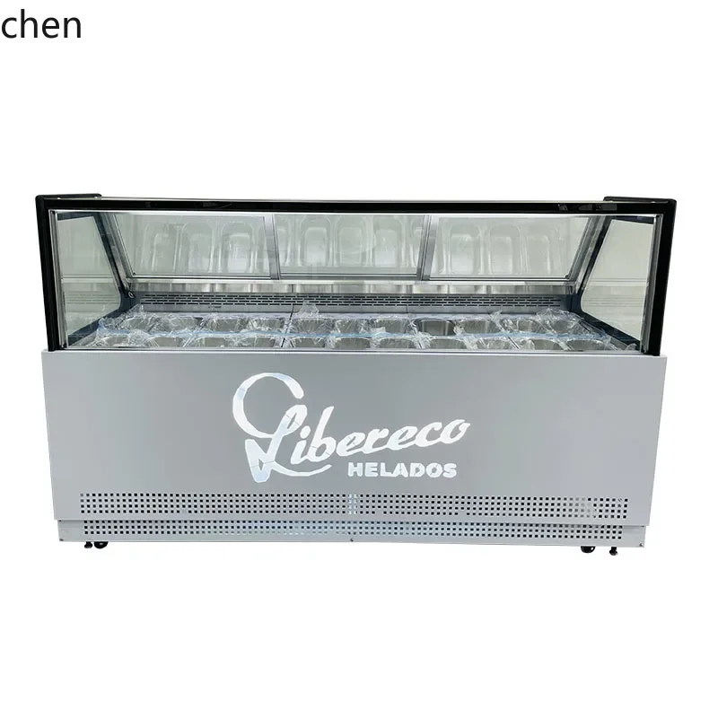 Snow Elf, Internet celebrity candied gourd thick cut fried yogurt display cabinet air-cooled frost-free salmon cabinet