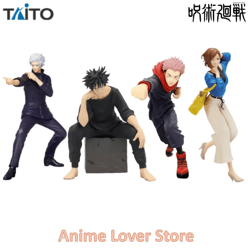 

In Stock Original Taito Jujutsu Kaisen Itadori Yuji Satoru Gojo Fushiguro Megumi Kugisaki Nobara Anime Figure Toys for Kids