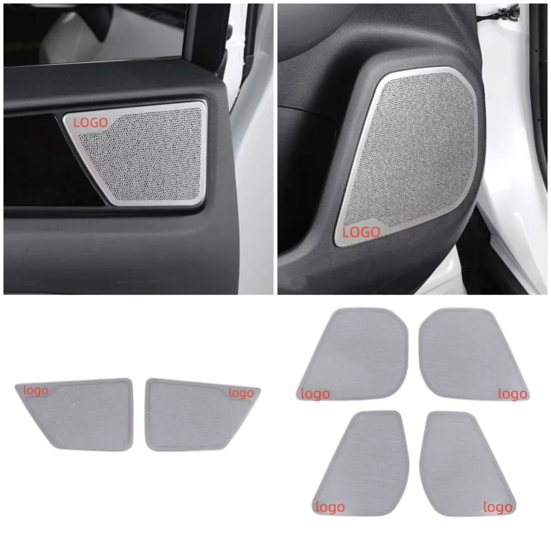 

For LEXUS NX260 2022 2023 Interior Accessories Door Speaker Audio Loudspeaker Cover Trim Stainless Steel