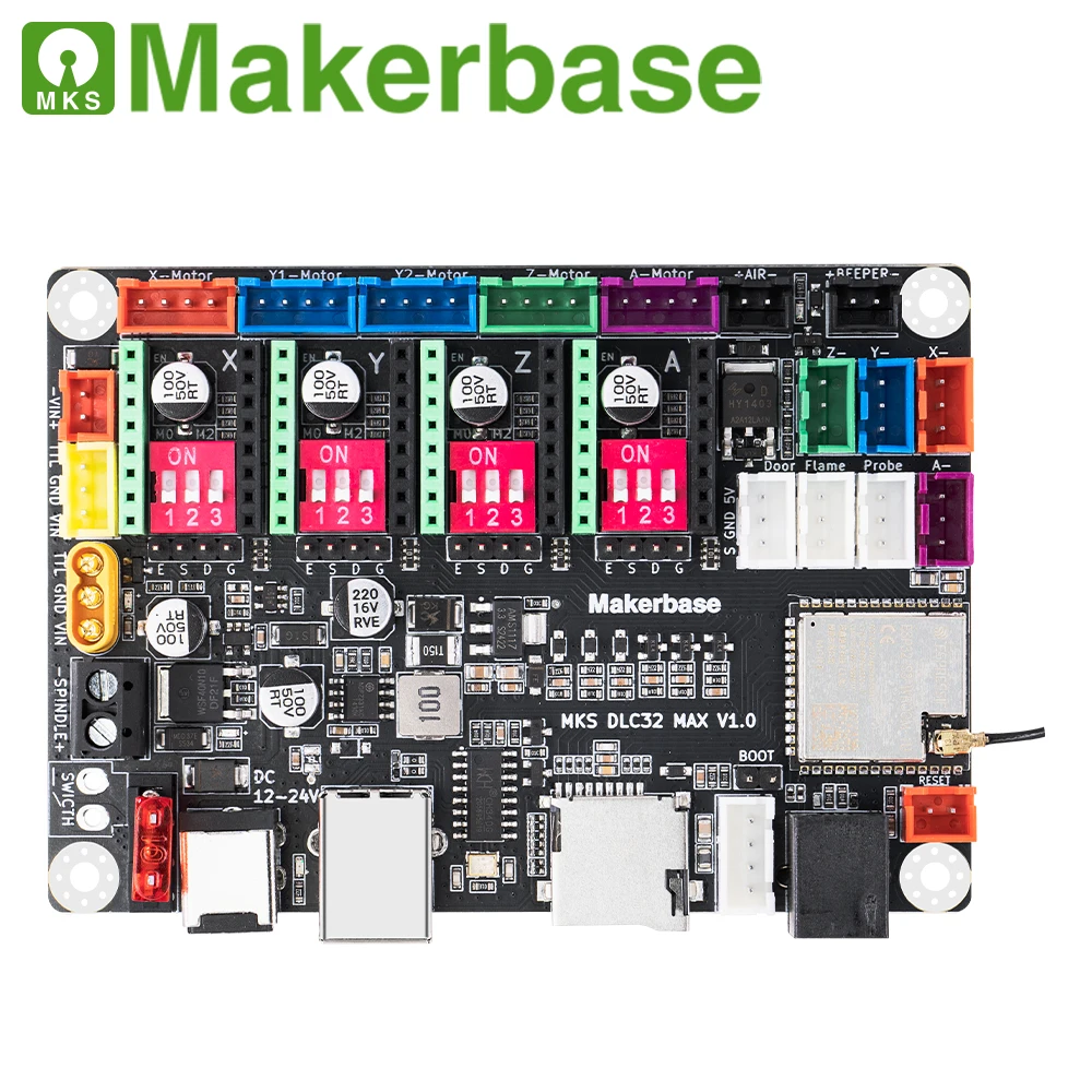 Makerbase MKS DLC32 MAX Laser Engraving Board CNC & Laser Engraving Controller 60W Laser Engraving  A-axis Rotary Engraving