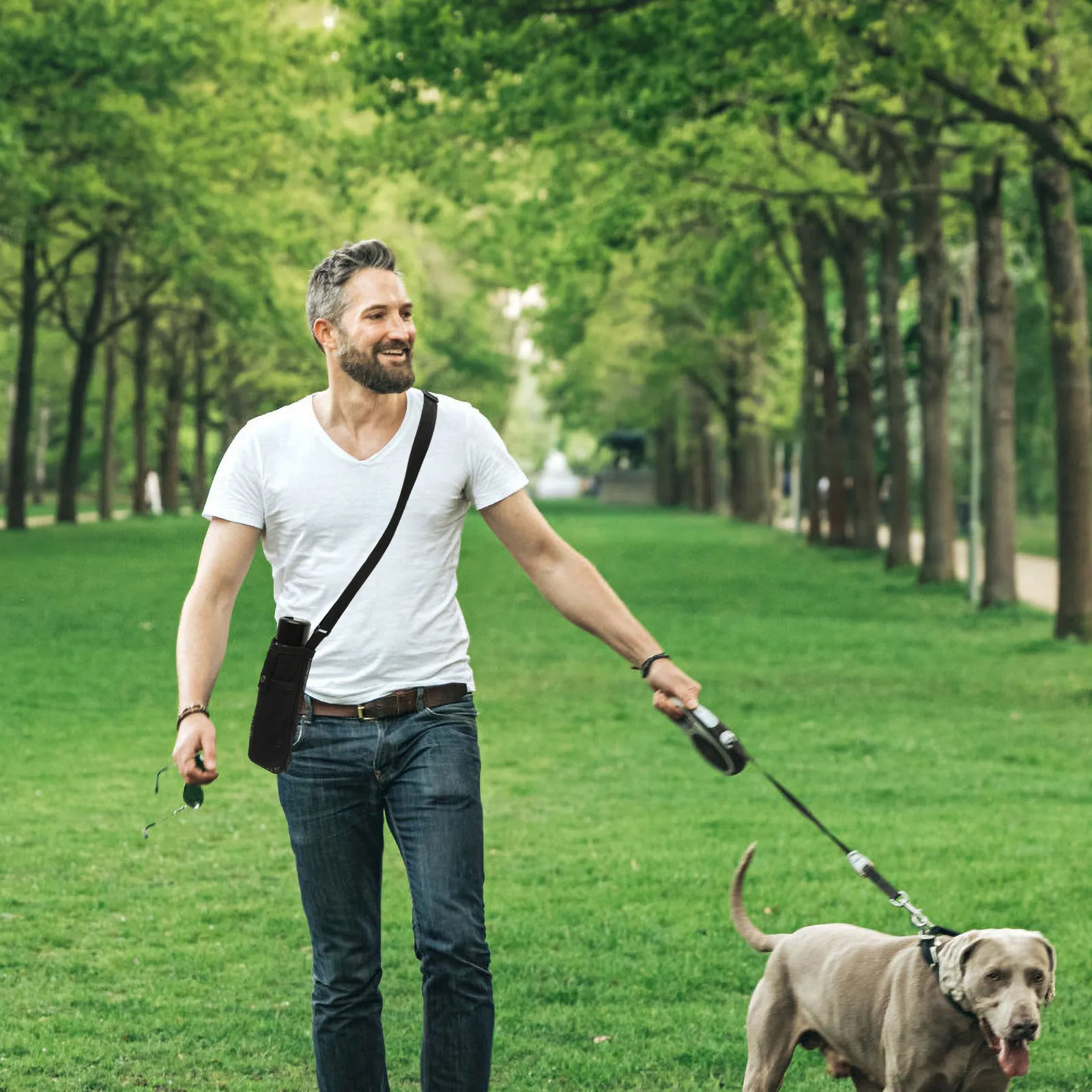 물병 메쉬 가방 캠핑 하이킹을위한 휴대용 통기성 파우치 주전자 슬리브 캐리어 경량 보관 주머니