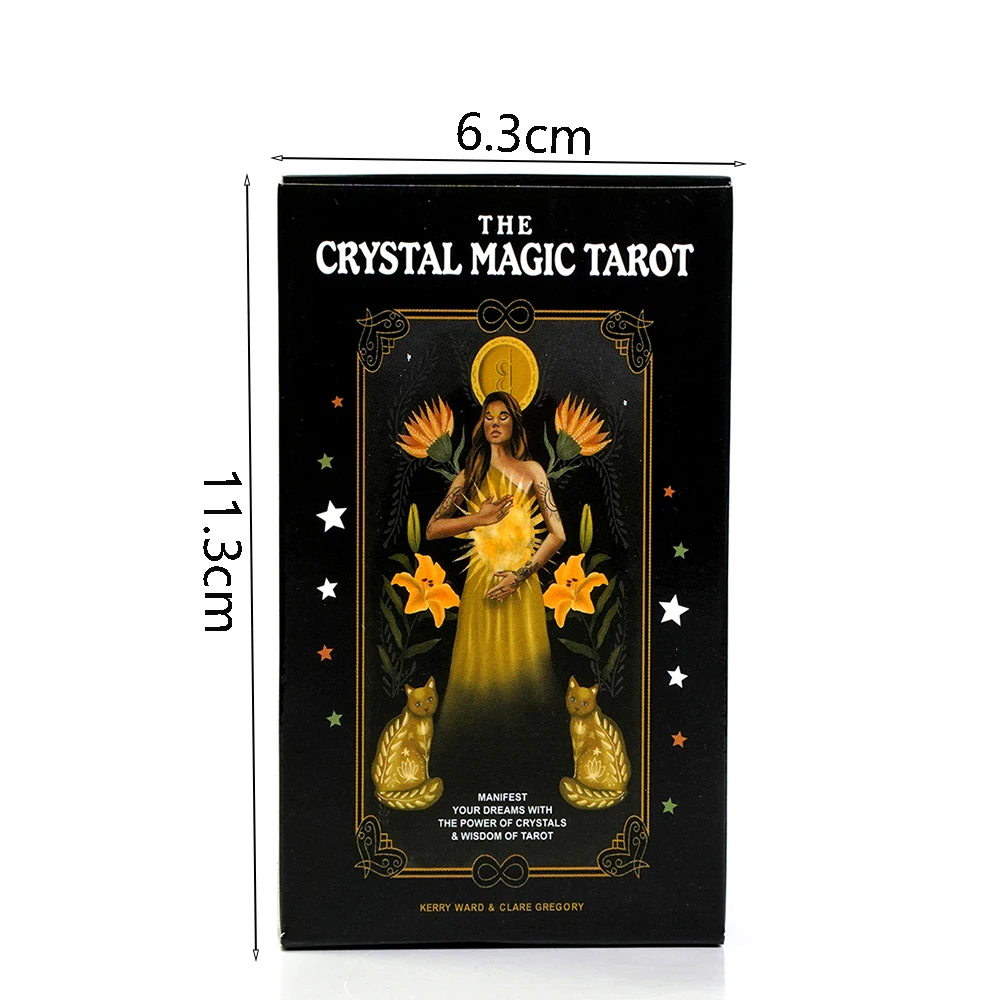 Newest The Crystal Magic Tarot Understand and Control Your Fate with Tarot 78-card tarot deck PDF guidebook