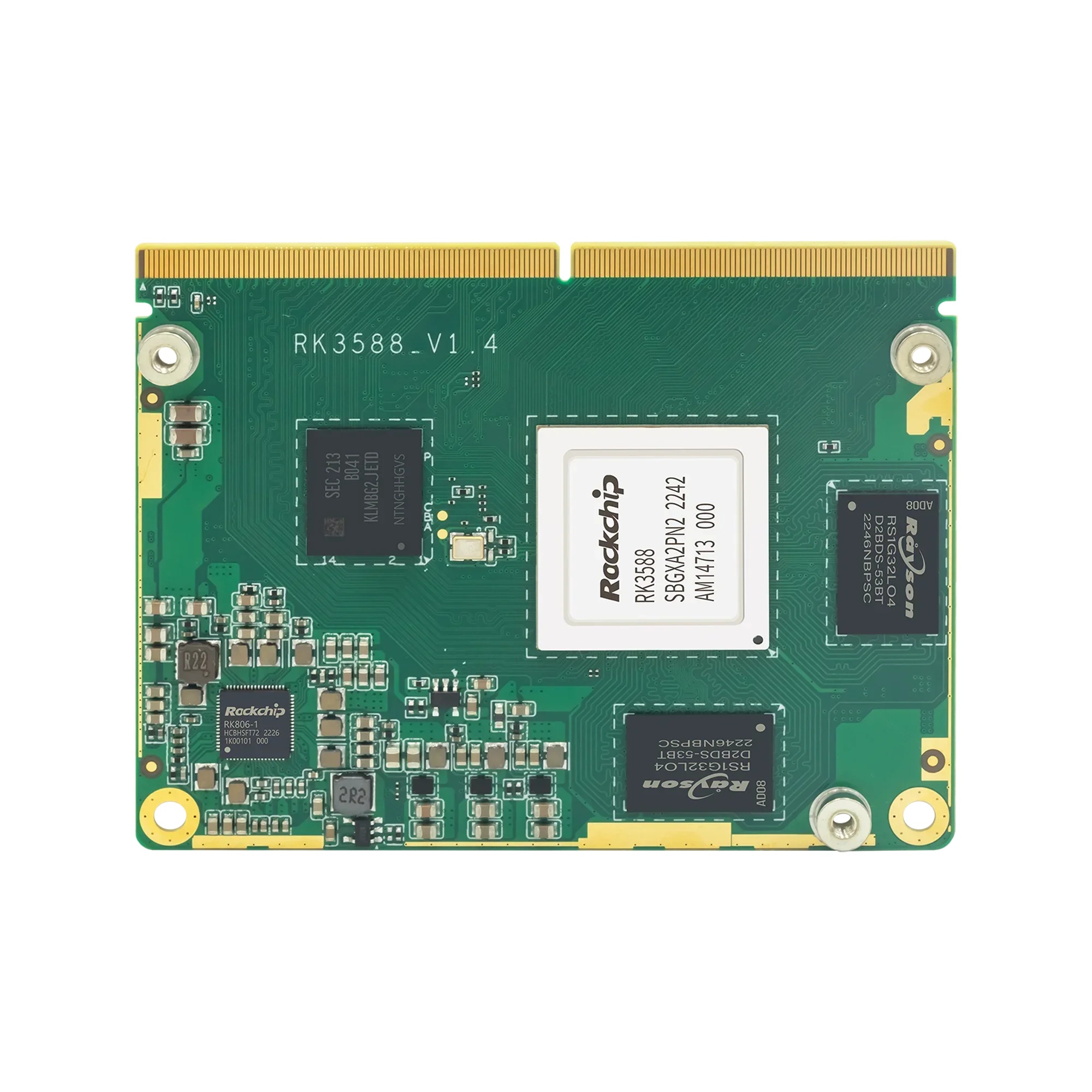 Banana Pi 3588-PCIE Core Board Cortex-A76 +Quad Core Cortex-A55 8GB LPDDR4 32GB eMMC Gold Finger Plugging and Unplugging