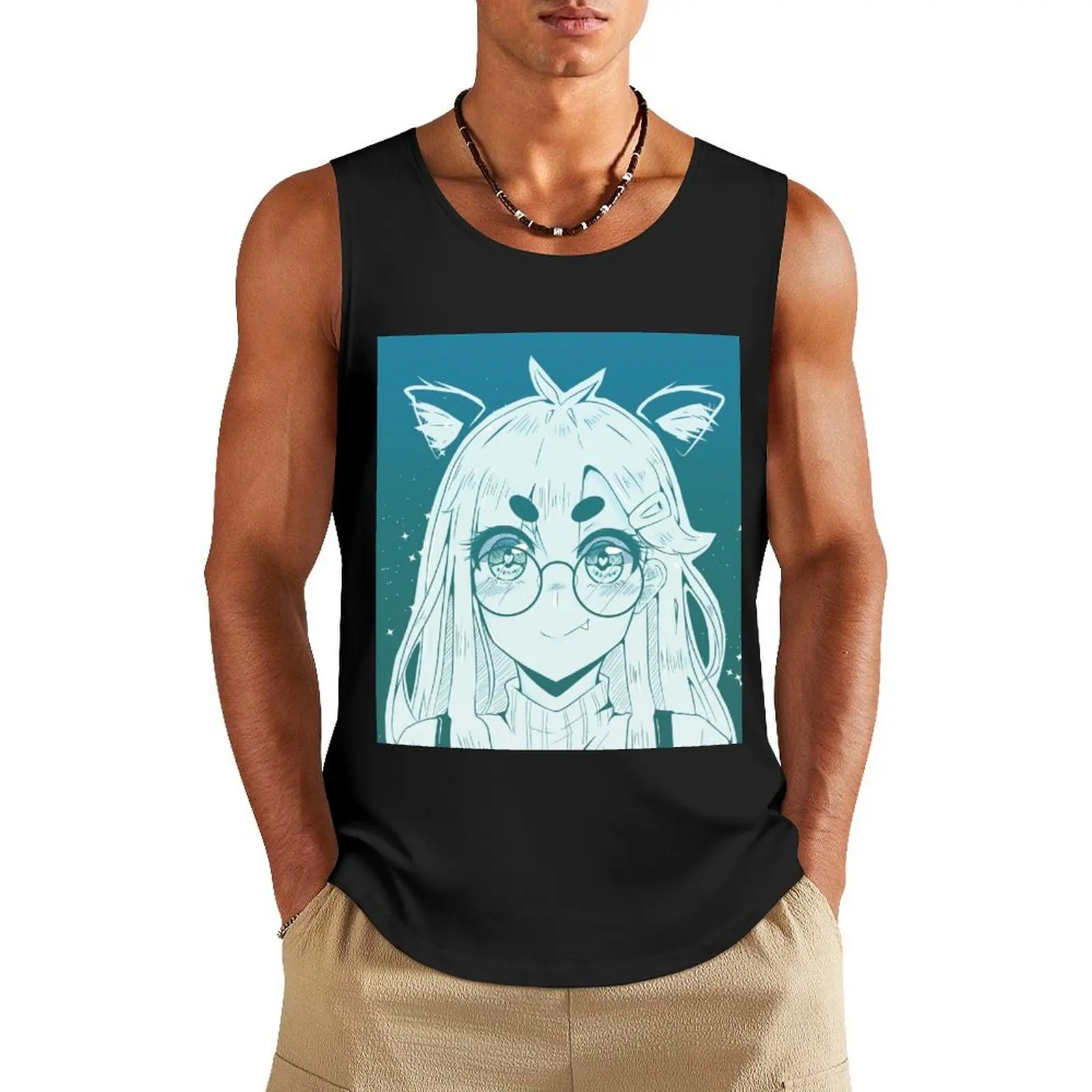 

Inu-San Tank Top Men's sleeveless Men's summer t-shirt gym t-shirts