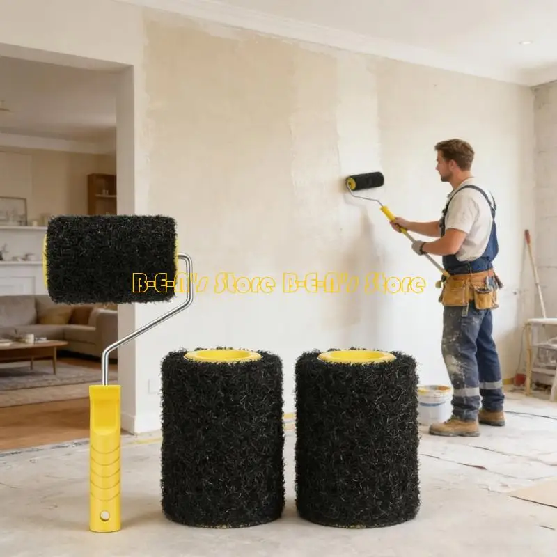 Y1AD Wall Putty Rollers 4Pieces Set Perfect For Home Wall Repair And DIY Projects