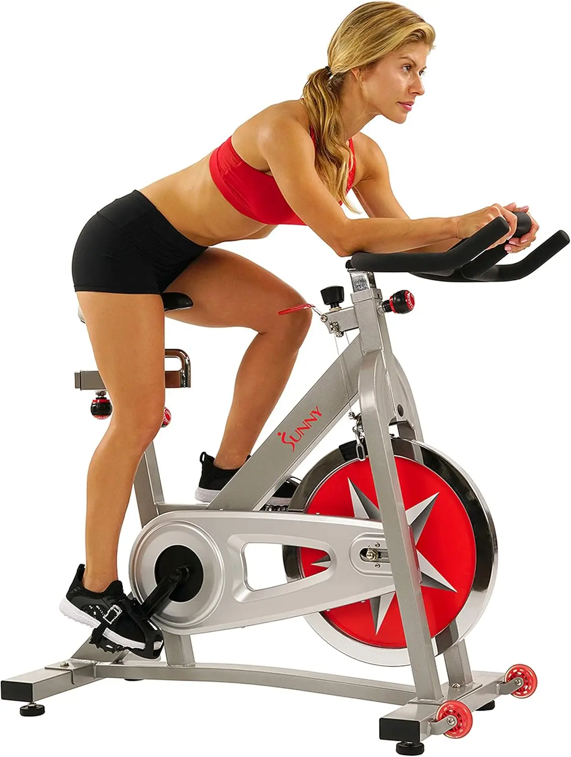 

Health & Fitness Pro Cycling Stationary Bike, 40 LB Flywheel & 4-Way Adjustable Seat for Home Exercise & Indoor Cycle/Card