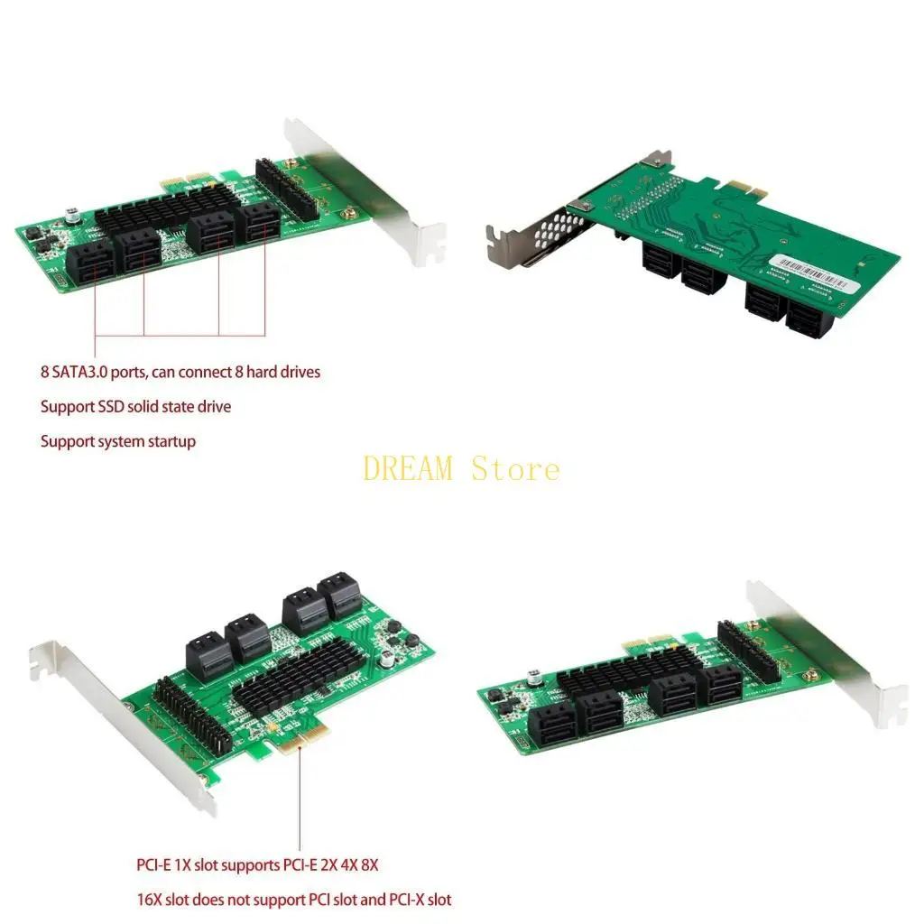 8 Ports PCI-E to Expansion Card for Desktop Support for Windows 10/8 Best Sale