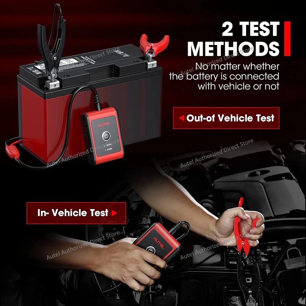 Picture 5: Autel MaxiBAS BT506 Car Battery Tester, 6V 12V 100-2000 CCA Car Battery Analyzer, 12V 24V Auto Cranking/Charging System Test