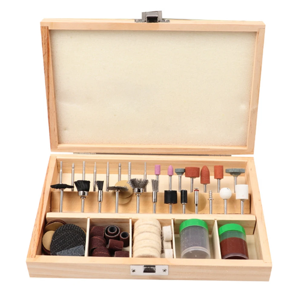 

Rotary Multi Tool 100PCS Rotary Kit Craft Projects Versatile Rotary Tools Wood Storage Box Comprehensive Accessories Set