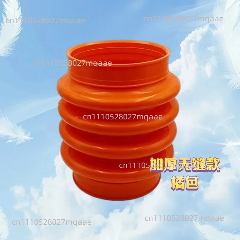 Rammer rubber sleeve Thickened dust cover Protective cover Folding box Telescopic leather case