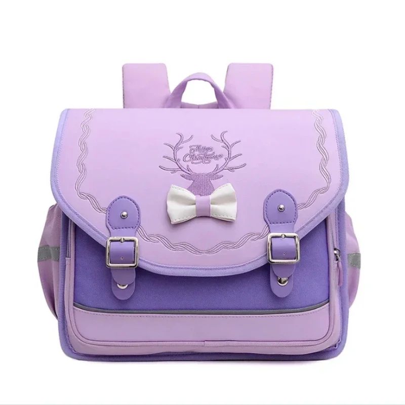 Girls Orthopedic Backpack Cute Waterproof SchoolBag for Teenage Flip Book Bag Student Grade 1-3 Mochilas Infantil School Bags