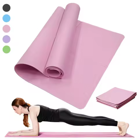 Yoga Mat Pilates Fitness Mat 3/4/6mm Thicknes Non Slip Yoga Cushion Travel Fitness Exercise Pad... product image