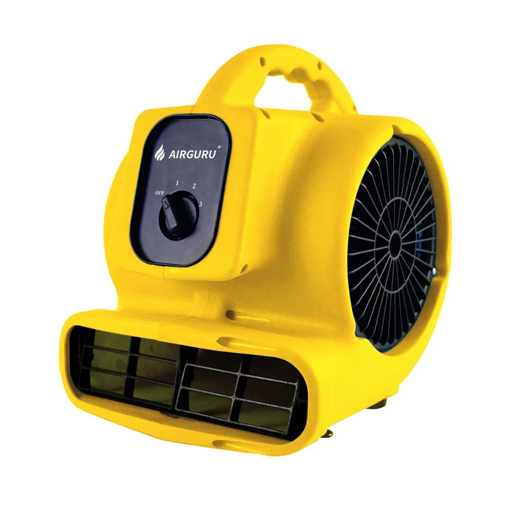 Mini air mover carpet dryer 1/5HP ETL CETL CE SAA floor fan blower daisy chain for water damage restoration drying clean