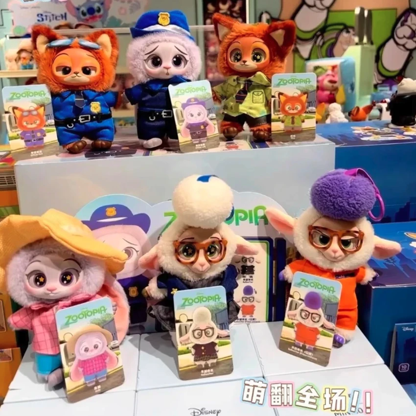2025年ディズニー ズートピア ビニールシリーズ ブラインドボックス 可愛い漫画キャラクター ビニール製ぬいぐるみバッグペンダント おもちゃ 人形 ミステリーボックス トレンドトイ ギフト
