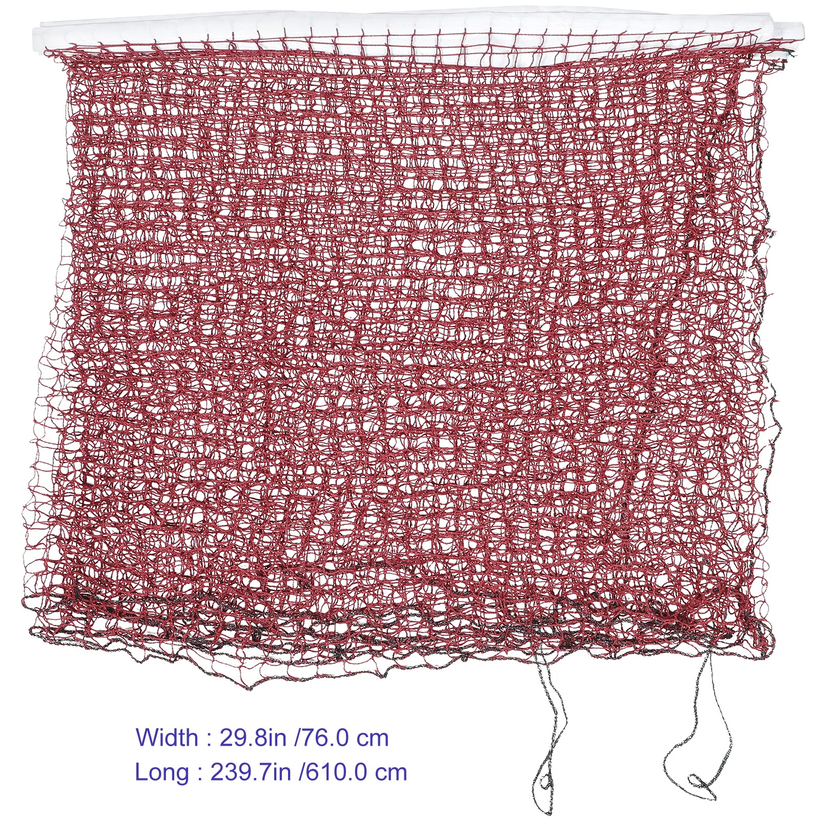 شبكة كرة الريشة المقاومة للاهتراء، تصميم محمول قابل للطي، مثالي لشبكة رياضية داخلية وخارجية، سهلة التخزين