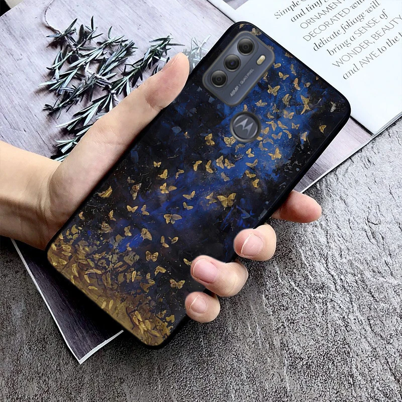 Gold Butterfly Phone Case ForMoto Edge 50 40 Pro Edge 40 30 Ultra Neo Fusion G Power G Stylus G Play E32 E20 E40