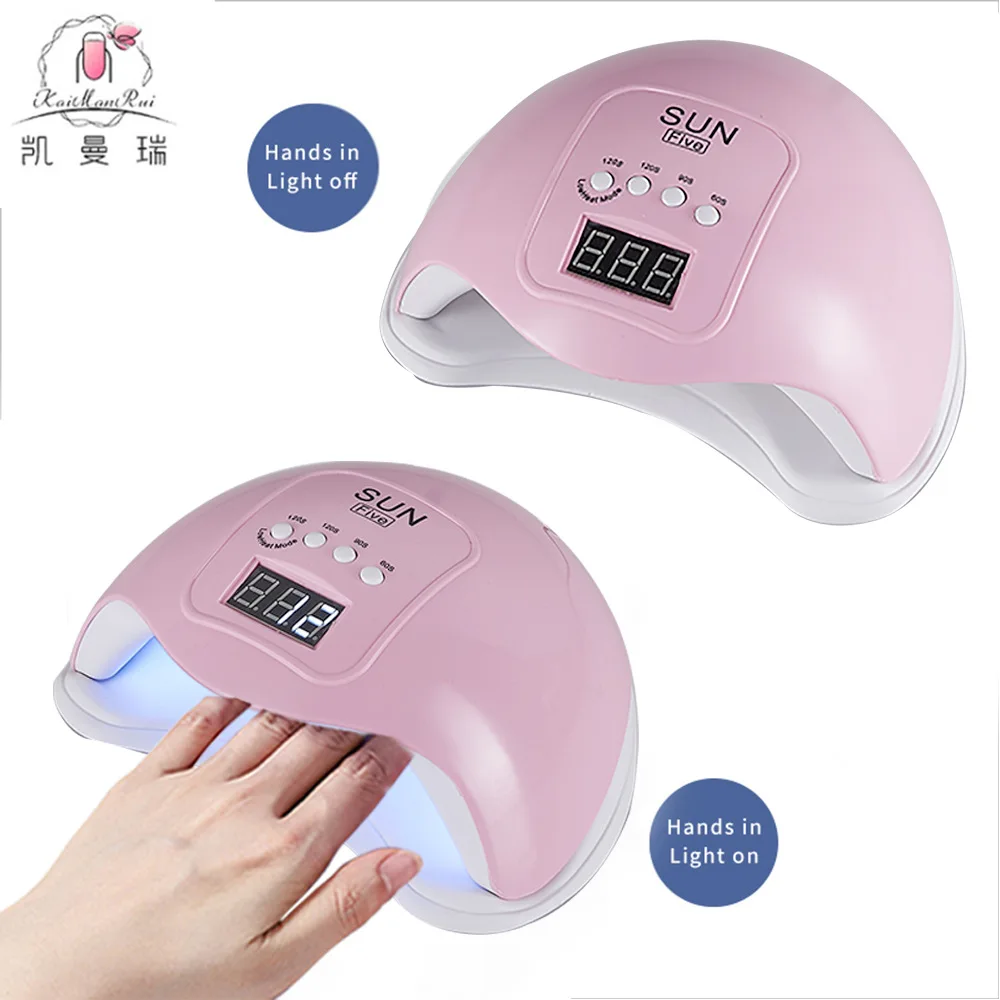 크로스보더 SUNFive 매니큐어 라이트 광선치료기 빠른 건조 4단계 지능형 광선치료기 UVLED 매니큐어기
