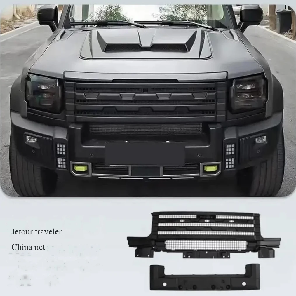 

For Jetour T2 New Upgrade Body Kit with Front Bumper and Exterior Grille Car Grills Auto Partscustom