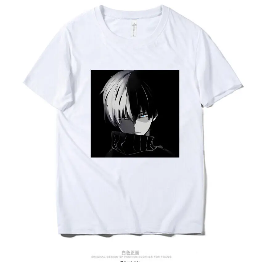 

My Boku No Hero Academia Todoroki Shouto Printed Unisex T-Shirts 100% Cotton