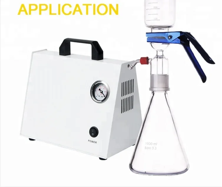 Super Slient Single Stage Portable 750mbar Silent Oil Free Pollution-free Air Pump Electric Value Vacuum Pump