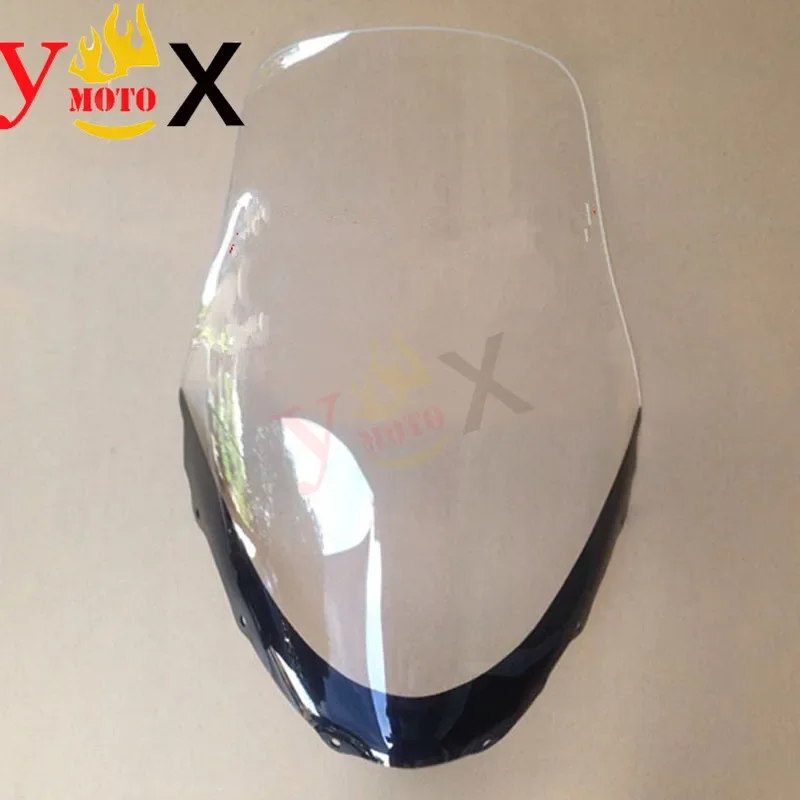 Scooter Motorcycle Clear Windshield Windscreen Deflector Airflow For Suzuki Skywave Burgmab AN400 AN250 2003-2006 2004 2005