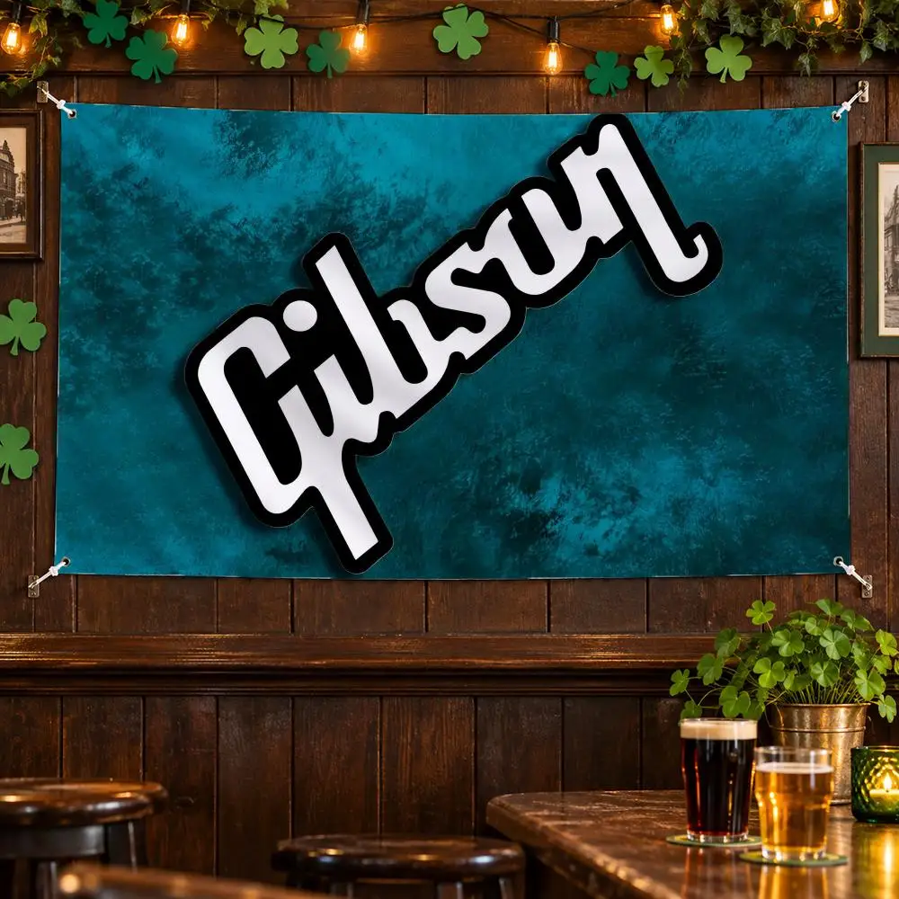 Fashion Brand G-Gibson Flags No Hem Banner Anti Fade Washable Home Wall Decor Multi Sizes