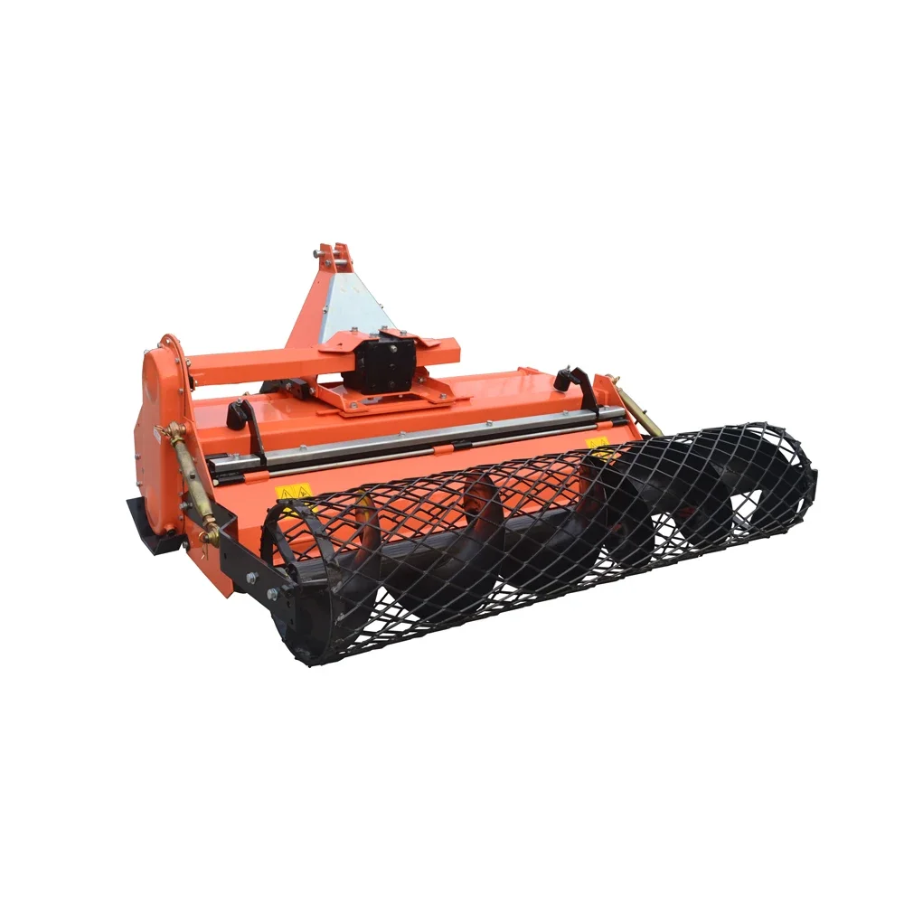 Agricultural farm implements rotary tiller stone burier 105-165 cm