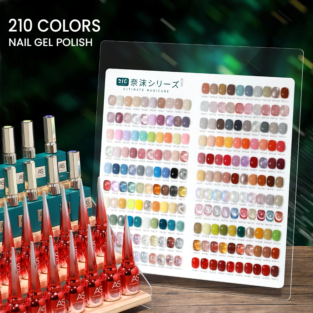 210 Colors French Cat Eye UV Nail Gel Set Eco-friendly Non-toxic Professional Supplies Custom Bottle Pack